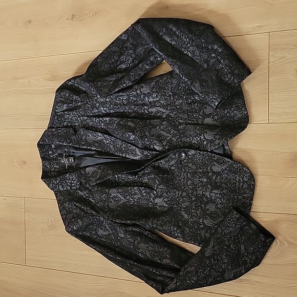 Worthington petite black button  dress coat - Picture 3 of 4